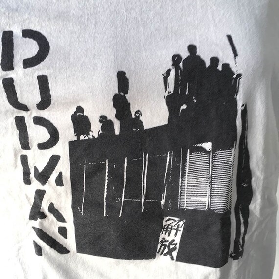 90s Vintage Japanese Hardcore Punk : Dudman shirt - image 3