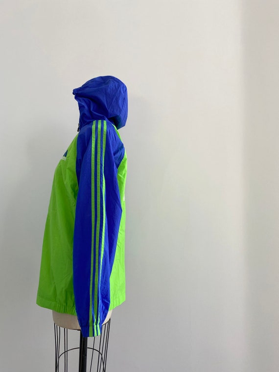 90s Vintage Adidas Neon Rave Jacket - image 6