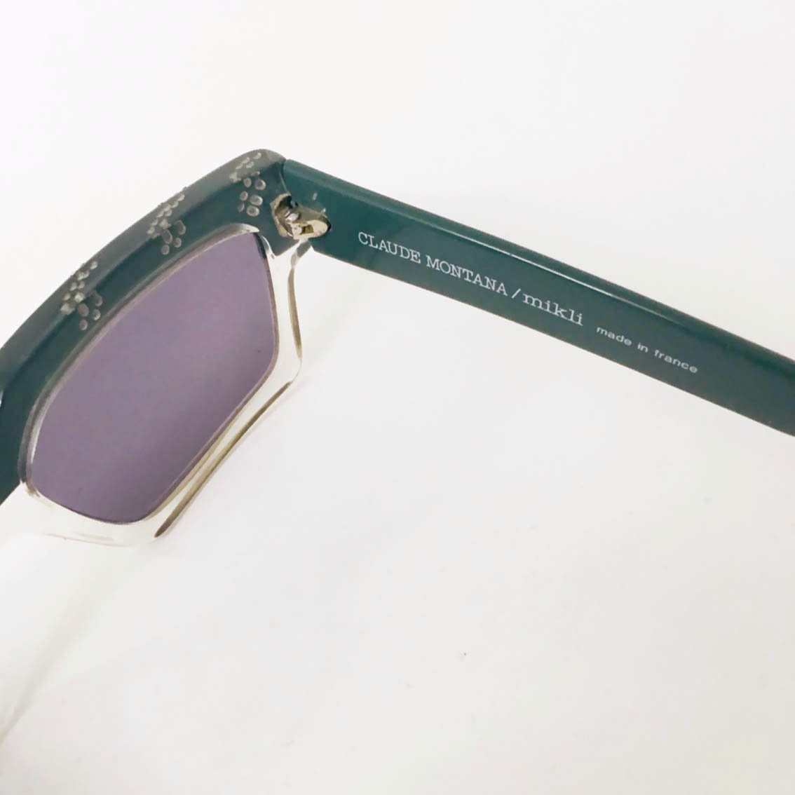 CLAUDE MONTANA /MIKLI Sunglasses Claude Montana 88 562 Rectangular Certified Vintage  main image 4