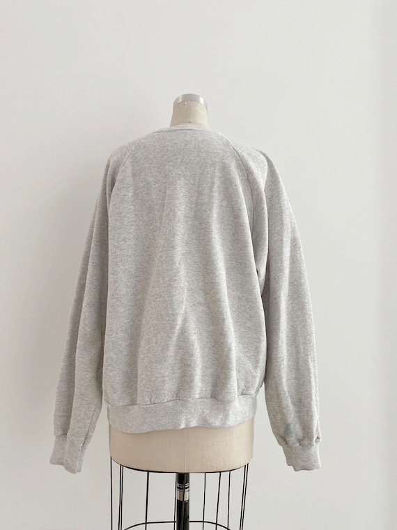 90s Mickey mouse patchwork sweat shirt - image 4