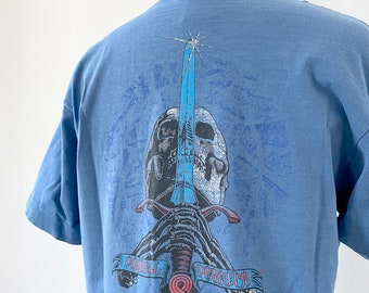 Vintage 80s Zorlac Skateboard T-shirt - Big Logo - Size XL - Etsy