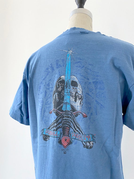 80s Vintage Powell Peralta skull and sword shirt … - image 1
