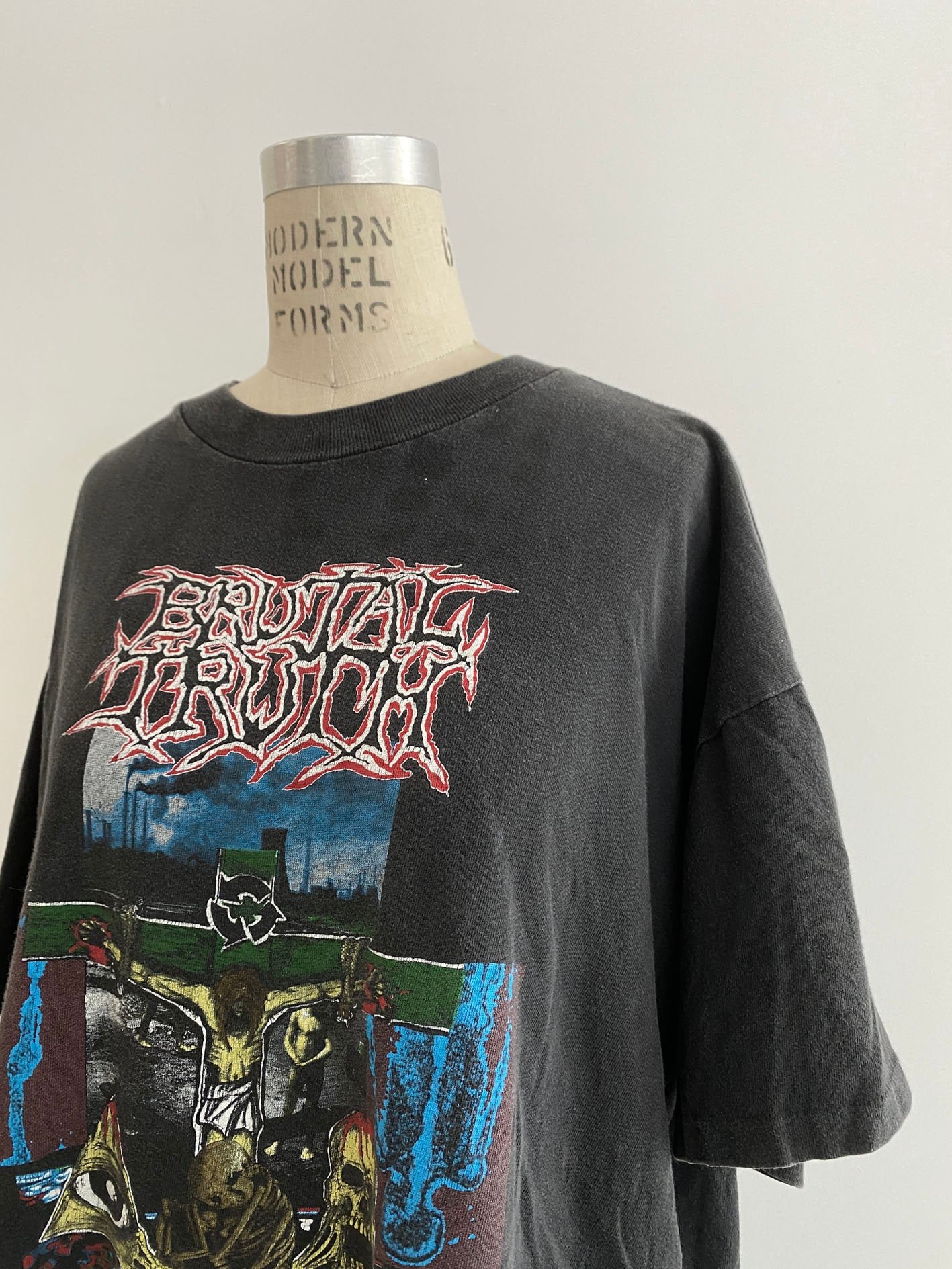 90s Vintage Brutal Truth T-shirt : Death Metal Grindcore - Etsy