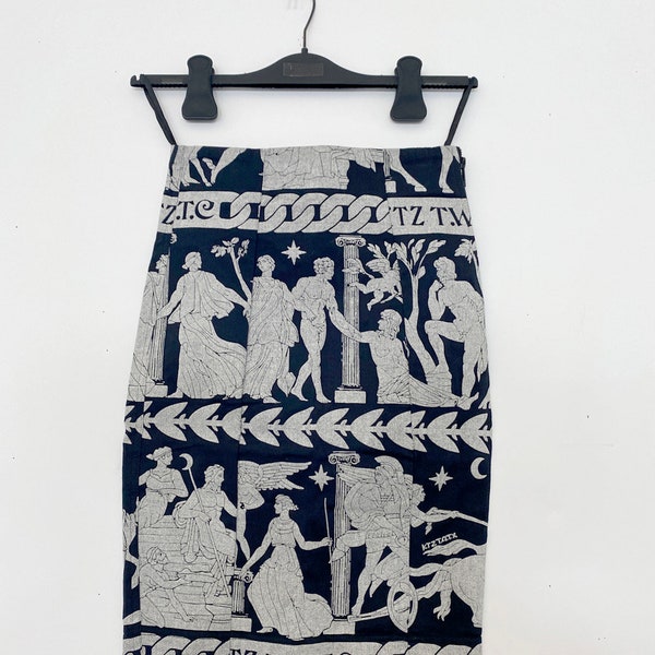 Vintage KTZ Greek print skirt : avant garde