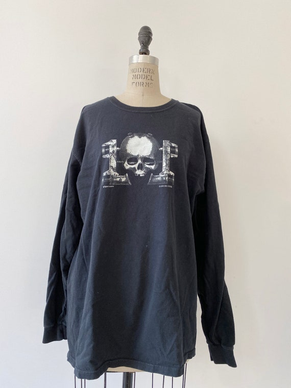 80s USA製 Magazine ロング Tシャツ Vintage Heavy-T US Basic T-Shirt XL Dutch Rock Band Normaal Hoken