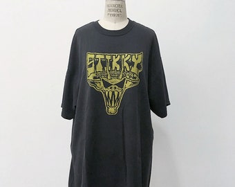 90-tals vintage-t-shirt med sticky-motiv