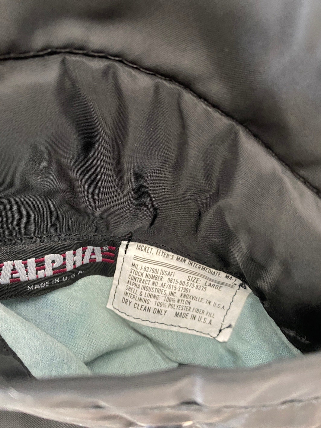 80s Vintage Alpha Industries MA-1 Bomber Jacket X Negro League - Etsy