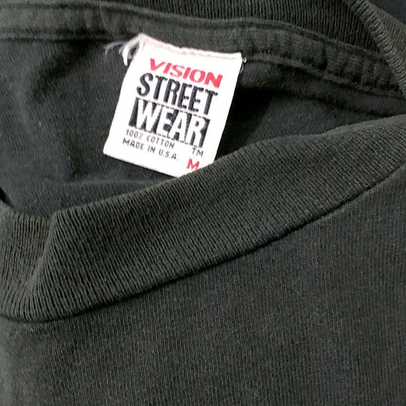 80s Vintage Vision Street Wear T-shirt - image 4