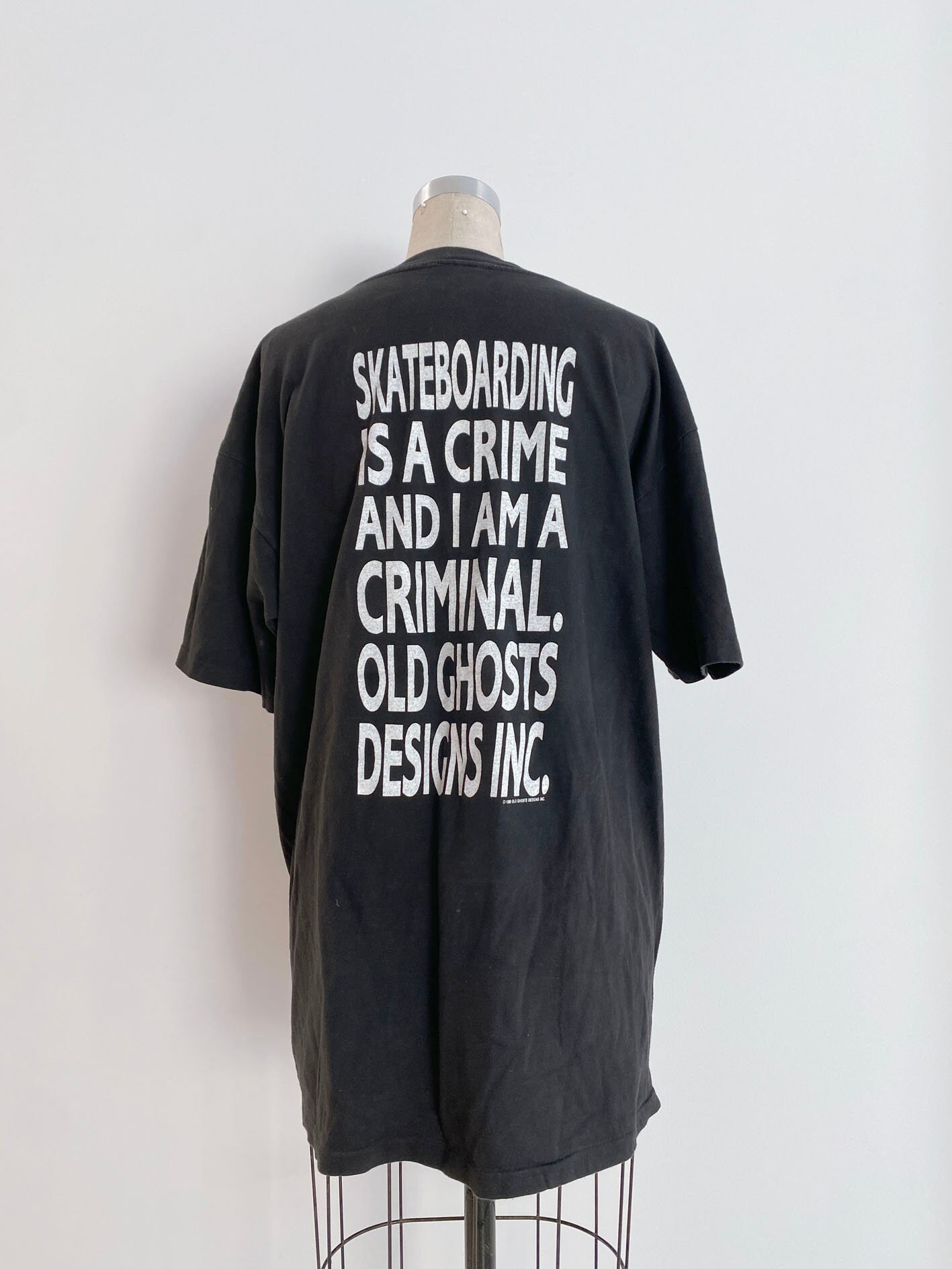 90s Vintage Old Ghosts Designs T-shirt - Etsy