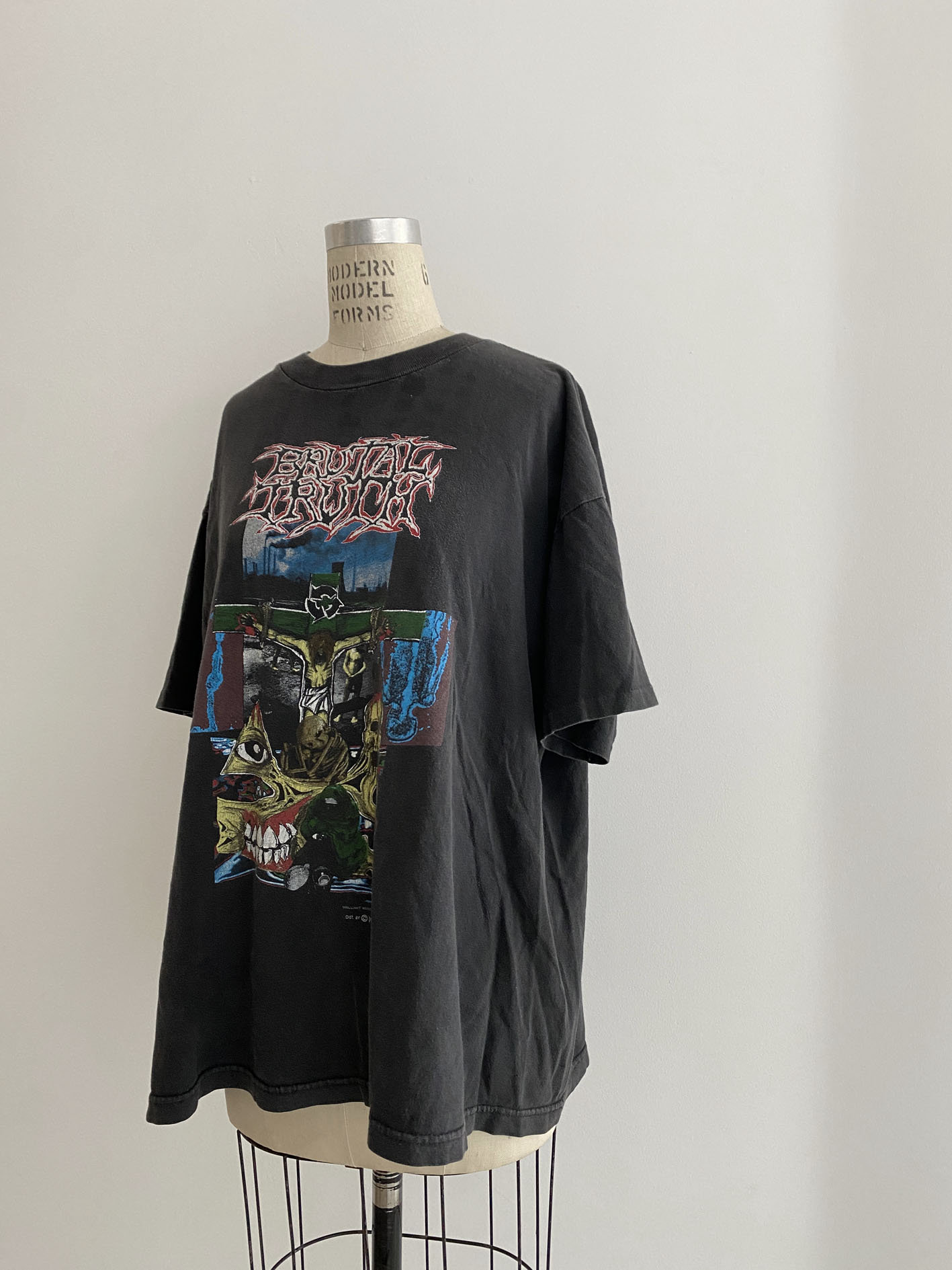 brutal truth earache vintage 90s バンドT brutal truth earache vintage 90s バンドT