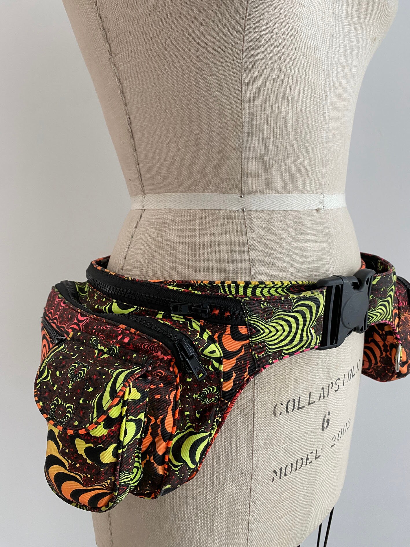 SPACE TRIBE rave waist pouch メンズ