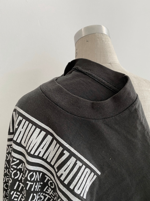 90s Vintage Crucifix T-shirt : Punk Crust - Etsy
