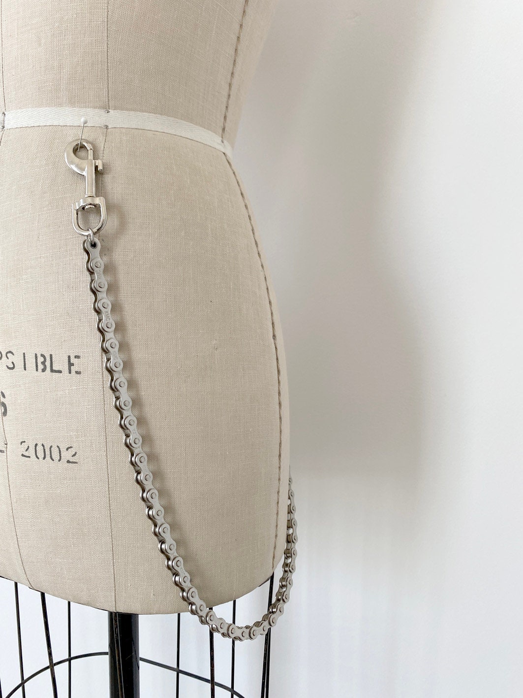 【VINTAGE】leather rope wallet chain 90s 90s Vintage Bike Chain Wallet Chain - Etsy