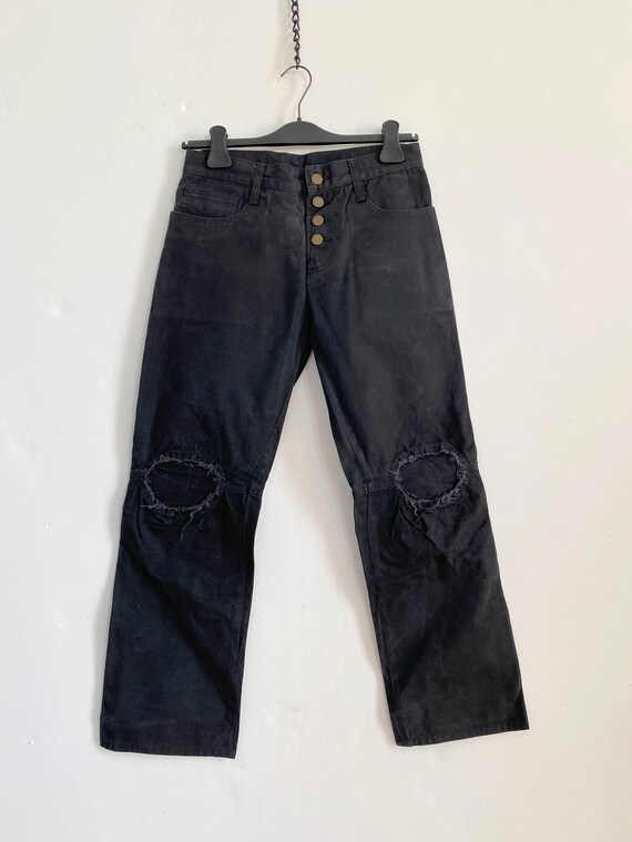 90s Vintage Christopher Nemeth Black Pants - Etsy Israel