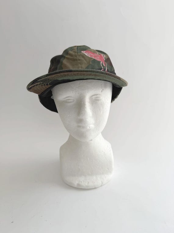 00s Vintage Locust camo cap : grindcore