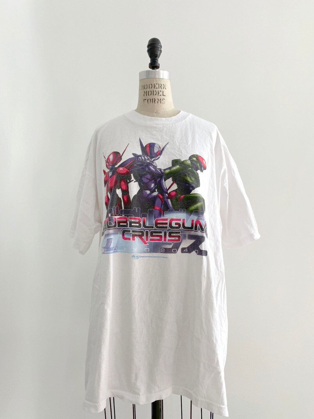 BUBBLEGUM CRASH アニメヴィンテージtシャツ90s 90s Vintage Bubblegum Crisis Shirt : Anime - Etsy