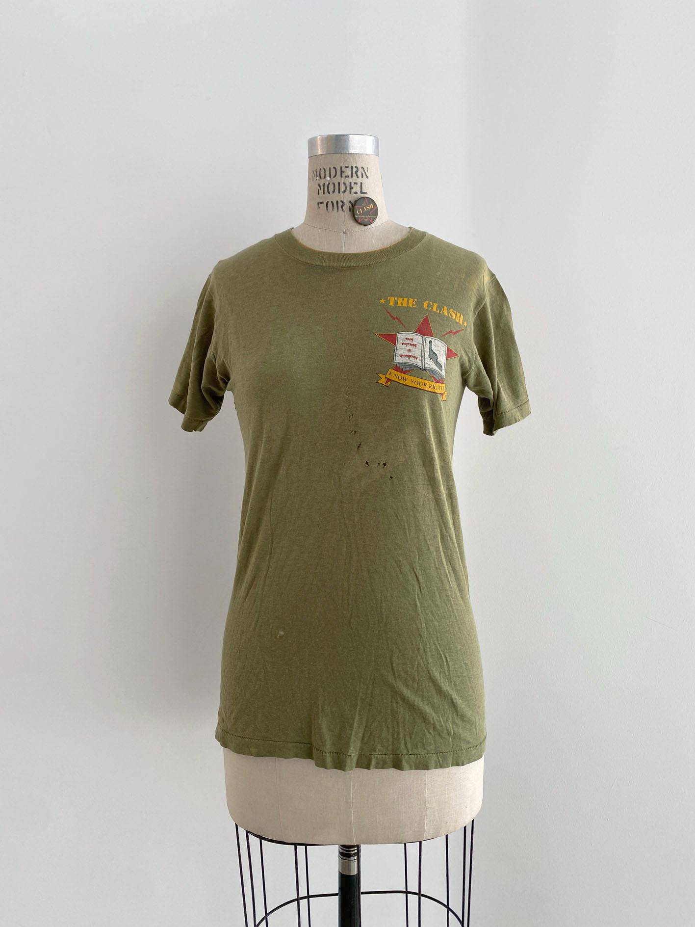 80s Vintage the Clash Tour 1982 T-shirt - Etsy