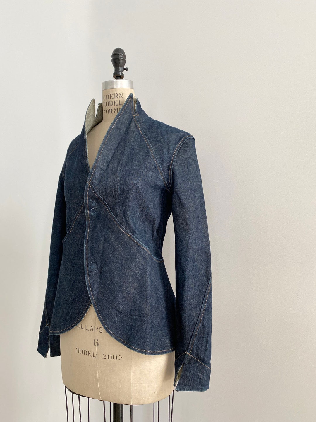 AMERI 4WAY DENIM DRESS COAT | eBay