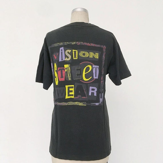 80s Vintage Vision Street Wear T-shirt - image 1