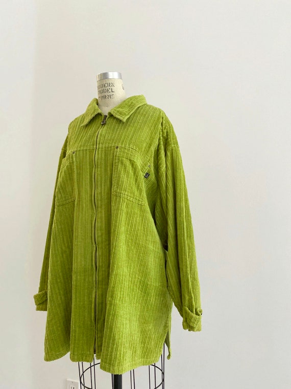 90s Vintage Lime Green oversized Jacket