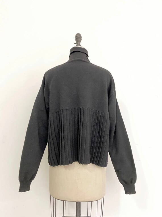 80s Vintage Patrick Kelly Pleats Knit sweater - image 3