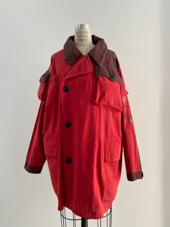 80s Vintage Kansai Yamamoto Sport Red Jacket - Etsy