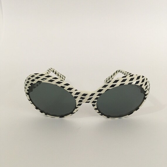 70s Vintage Optical Art Sunglasses : op-art