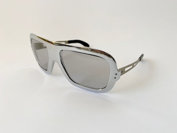 60s Vintage Mirror metal Sunglasses : France - image 1