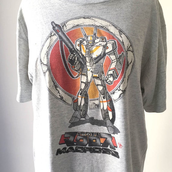 00s アニメ　ロボテック tシャツ ROBOTECH vintage ODM Robotech t-shirt, macross shirt, rick Hunter, veritech, anime