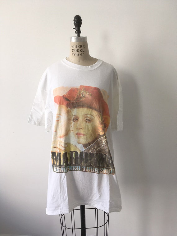 00s Vintage MADONNA drowned Tour shirt