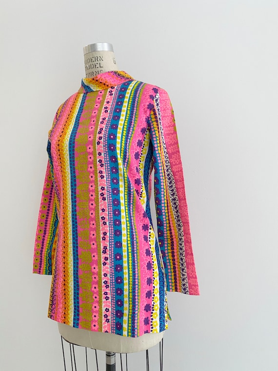 70s Vintage Hippie psychedelic retro top : dress