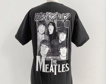 Punk Metal Dystopia T-Shirt - Black Short Sleeve Tee - Size Small - Port & Company 6 thumbnail image