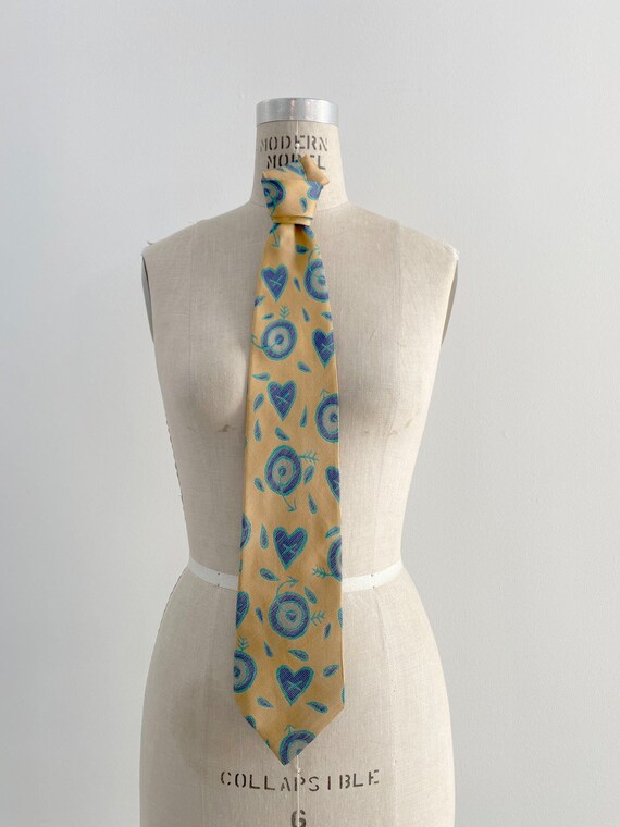 80s Vintage Memphis milano Silk Tie