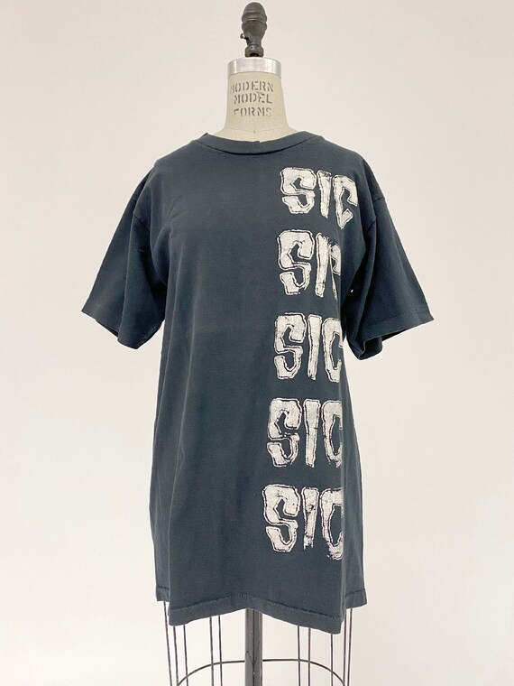 80s Vintage Japanese Hardcore punk SIC shirt - image 2