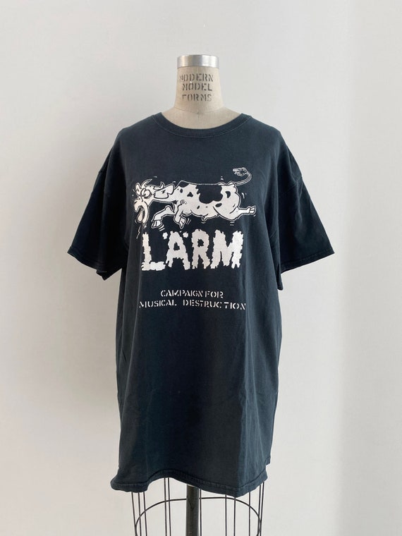 90s Vintage LARM shirt : punk hardcore - image 1