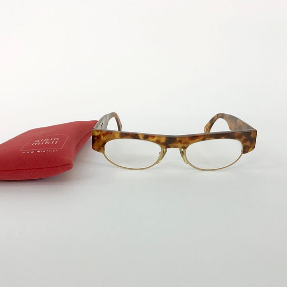 90s Vintage Alain Mikli thick frame eyeglasses : s