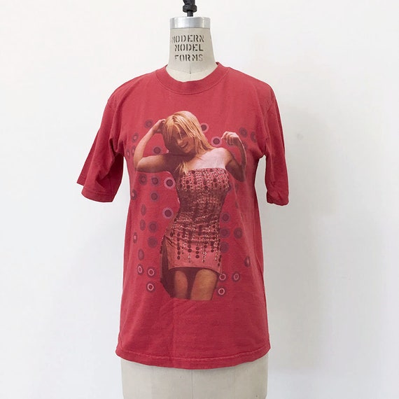00s Vintage Britney Spears 2002 Tour shirt