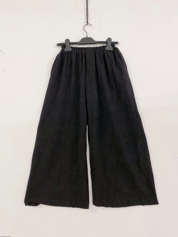 80s Vintage Patrick Kelly wool wide pants