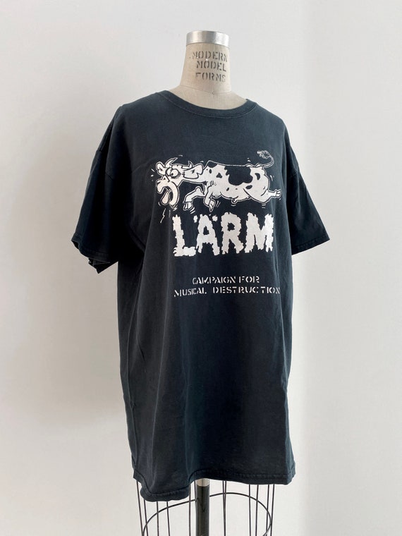 90s Vintage LARM shirt : punk hardcore - image 2