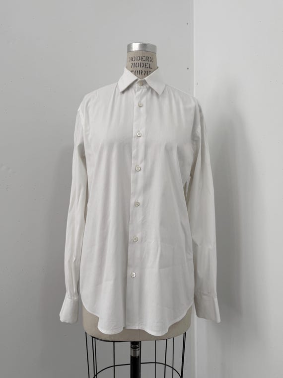 Prada, Prada Mens White dress shirt