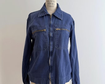 Jaren '60 '70 Vintage French Chore-jack: Eclair-ritsen