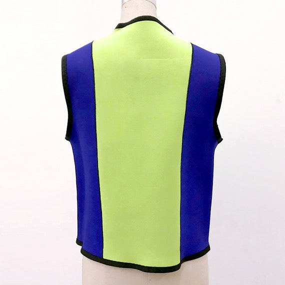 90s Vintage MOSCHINO Wet suit vest - image 3