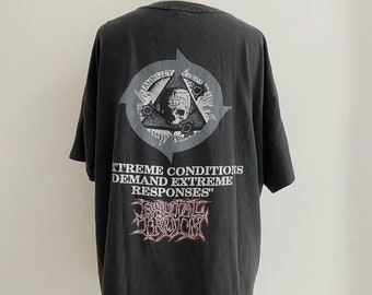 90s Vintage Brutal Truth T-shirt : Death Metal Grindcore - Etsy