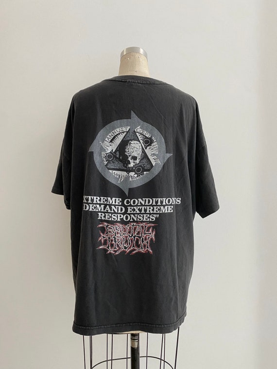 90s Vintage Brutal Truth T-shirt : Death Metal Grindcore - Etsy