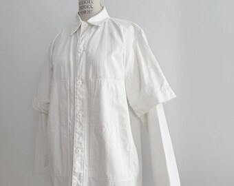 Acne studio Blå Konst White layer jacket