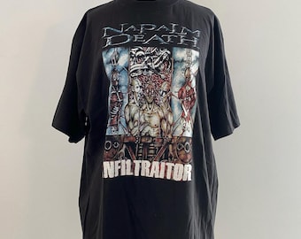 90s EXIT-13 Tシャツ EXIT 13 NAPALM DEATH EXIT 13 - Green Is Good T-SHIRT | Selfmadegod
