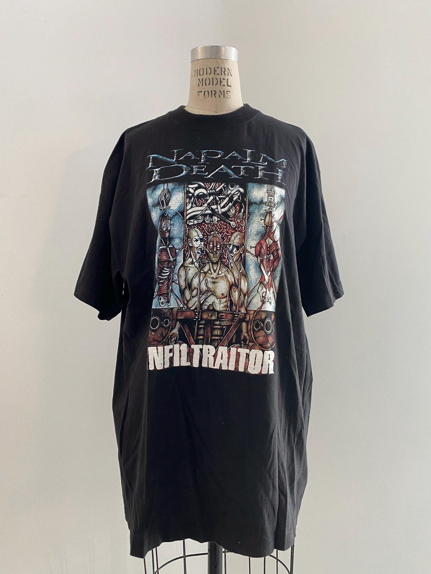90s Vintage Napalm Death T-shirt - Etsy