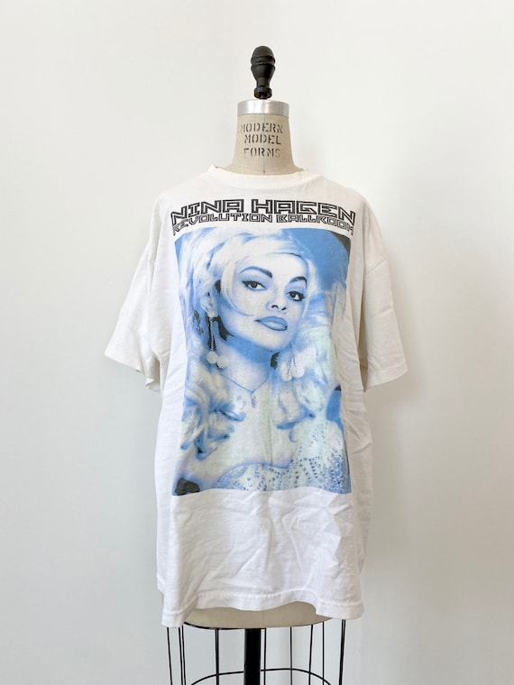 90s Vintage Nina Hagen tour shirt : punk