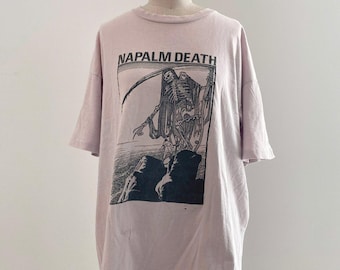 Vintage NAPALM DEATH T-shirt / From Enslavement to Obliteration