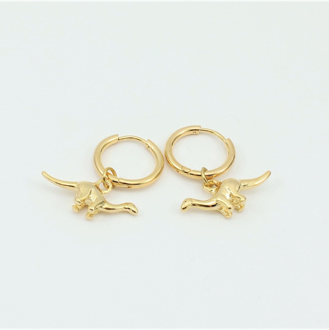 Gold Dinosaur Charm - Etsy